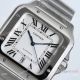 TW Factory Replica Cartier Santos Large Model Silvered Opaline Dial Men's Watch (2)_th.jpg